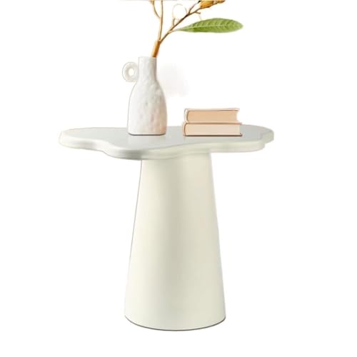 JAVYPPT Teetisch, Kleiner Weintisch, wolkenförmiger Couchtisch, Nachttisch, Kleiner Beistelltisch, Couchtisch for Büro, Wohnzimmer, Balkon und Schlafzimmer, niedrige Tische