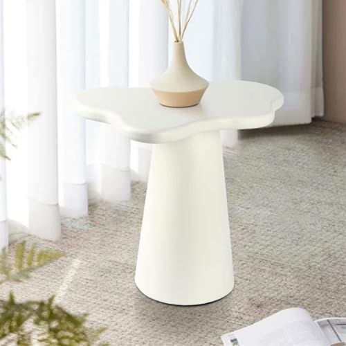 JAVYPPT Teetisch, Kleiner Weintisch, wolkenförmiger Couchtisch, Nachttisch, Kleiner Beistelltisch, Couchtisch for Büro, Wohnzimmer, Balkon und Schlafzimmer, niedrige Tische